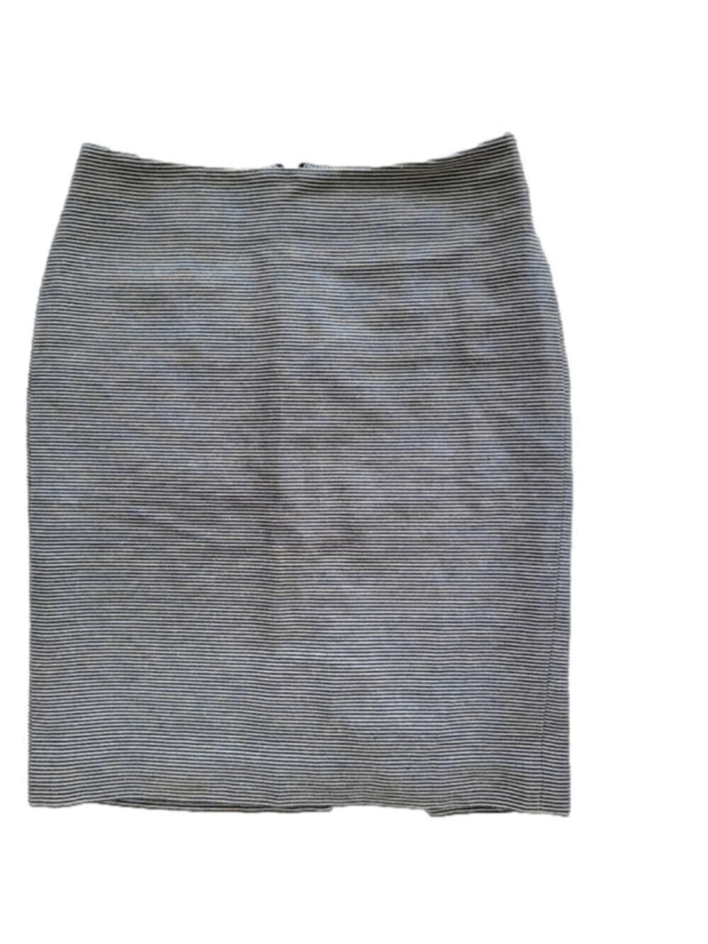 Talbots Blue striped skirt Size 2P EUC
